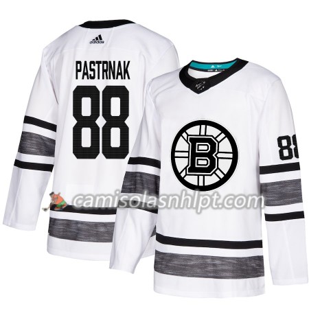 Camisola Boston Bruins David Pastrnak 88 2019 All-Star Adidas Branco Authentic - Homem